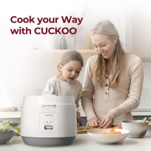 CUCKOO CR-1095 10-Cup (Uncooked) / 20-Cup (Cooked) Basic Rice Cooker and Warmer with Nonstick Inner Pot, Switch Press (White)