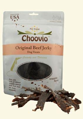 Choovio Beef Strips Dog Treats All Natural Made in USA 5 oz