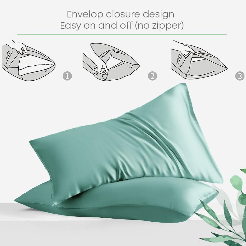 Linenwalas Tencel Lyocell Duvet Cover Set with Deep Pocket Fitted Sheet, Viscose Made from Eucalyptus Soft, Lightweight and Breathable Complete Bedding Set (Aqua, Twin)