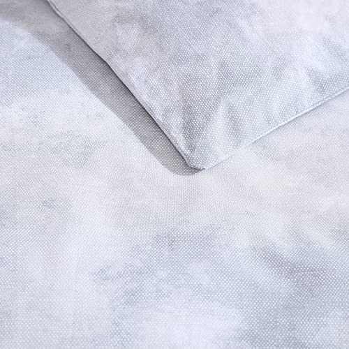 City Scene - King Duvet Cover Set, Cotton Bedding with Matching Shams, Modern Home Decor (Koto Clouds Grey, King)