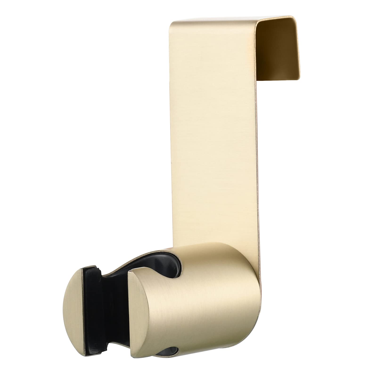 Hand Shower Holder Brushed Gold, Biveah Stainless Steel Toilet Tank Mounting Bracket Hanger for Bidet Sprayer, KZS005BG