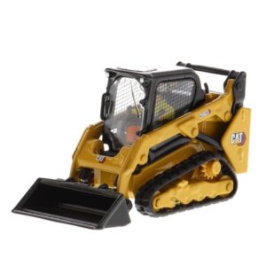 Diecast Masters 1:50 Caterpillar 259D3 Compact Track Loader with Attachment Accessories | High Line Series Cat Trucks & Construction Equipment | 1:50 Scale Model Diecast Collectible | DM Model 85677