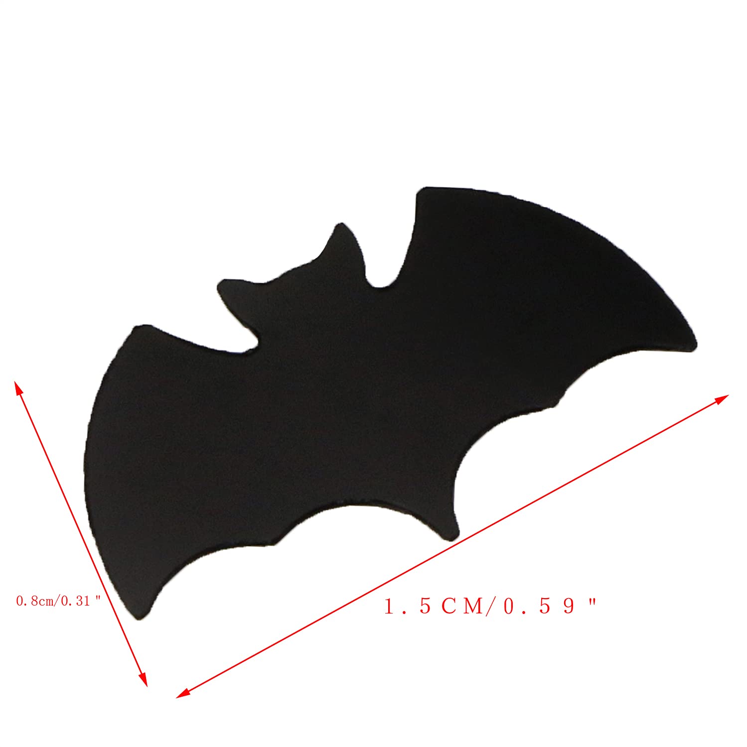 ONLYKXY 1200pcs Halloween Party Confetti Black Bat Confetti for Halloween Party Table Confetti and DIY(Bat)