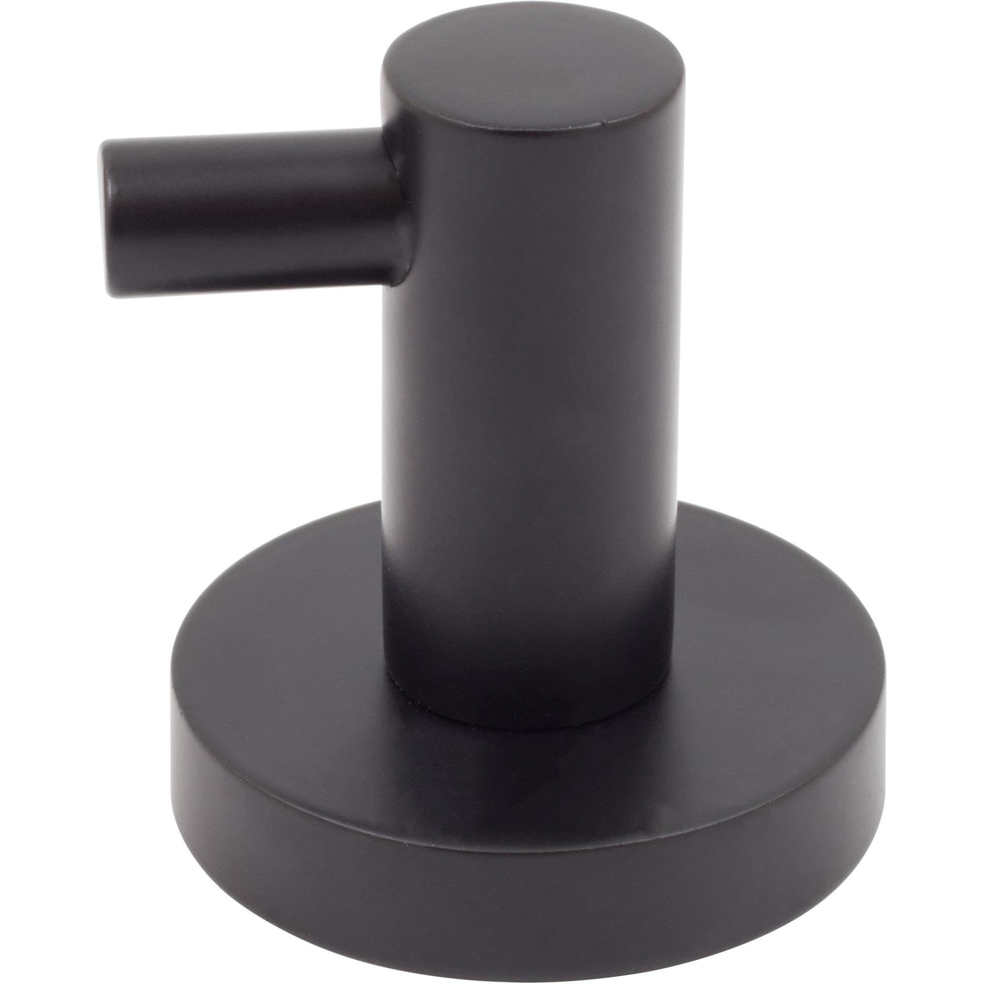 Zurich Robe Hook, Matte Black by Stone Harbor Hardware