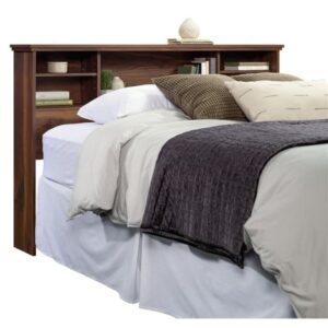 Sauder River Ranch Full/Queen Bookcase Headboard Grand Walnut, Grand Walnut finish