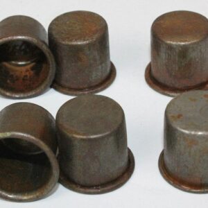 Galapagoz Metal Spout Dust Caps for Master Oil Bottle Spouts Vintage Style 6 PCS USA