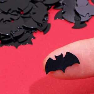 ONLYKXY 1200pcs Halloween Party Confetti Black Bat Confetti for Halloween Party Table Confetti and DIY(Bat)