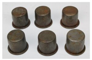 galapagoz metal spout dust caps for master oil bottle spouts vintage style 6 pcs usa