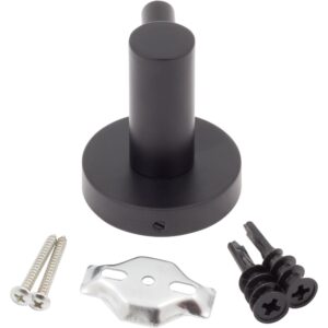 Zurich Robe Hook, Matte Black by Stone Harbor Hardware