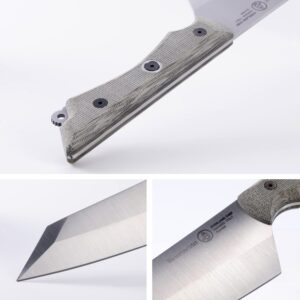 Messermeister Overland Chef 8” Chef’s Knife - Nitro Cobalt Steel, Canvas Micarta Handle & Hidden Bottle Opener