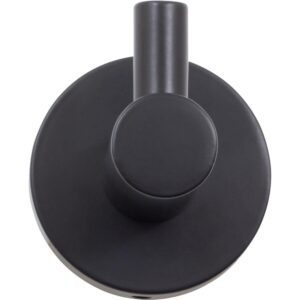 zurich robe hook, matte black by stone harbor hardware