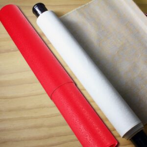 Healifty Construction Paper Roll 1pc Poster Documents Storage Tube Telescoping Tube Extendable for Artworks Blueprints Drafting Scrolls Calligraphy (Red) Poster Carrying Case