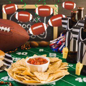 Gersoniel 15 Sets Football Party Decorations Football Hanging Swirls 2024 Football Birthday Decorations Sports Theme Party Supplies Indoor Outdoor Decor