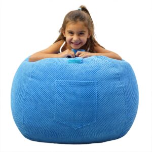 emmandsophie kids bean bag chair - bean bag chair kids- toddler bean bag chair- bean bag stuffed animal storage -bean bag chairs for kids -stuffed animal bean bag storage - kid bean bag chair