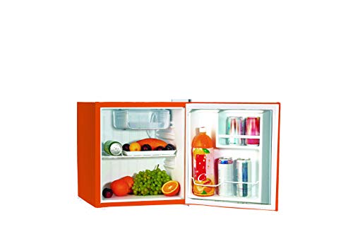 Frigidaire EFR115-ORANGE 1.6 Cu Ft Compact Fridge for Office, Dorm Room, Mancave or RV, Orange