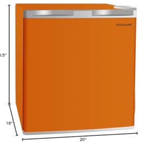 Frigidaire EFR115-ORANGE 1.6 Cu Ft Compact Fridge for Office, Dorm Room, Mancave or RV, Orange