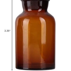 Amber Glass, Wide Mouth, Reagent Bottle, 60mL