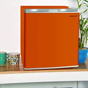 Frigidaire EFR115-ORANGE 1.6 Cu Ft Compact Fridge for Office, Dorm Room, Mancave or RV, Orange