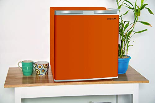 Frigidaire EFR115-ORANGE 1.6 Cu Ft Compact Fridge for Office, Dorm Room, Mancave or RV, Orange