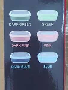 Lille Home Leak Proof Steel Food Containers - Snack Stainless Steel Containers - Ideal for Educational Settings & Daycare - Nesting Trio with Silicone Lids - 47oz+30oz+16oz - Dark Blue