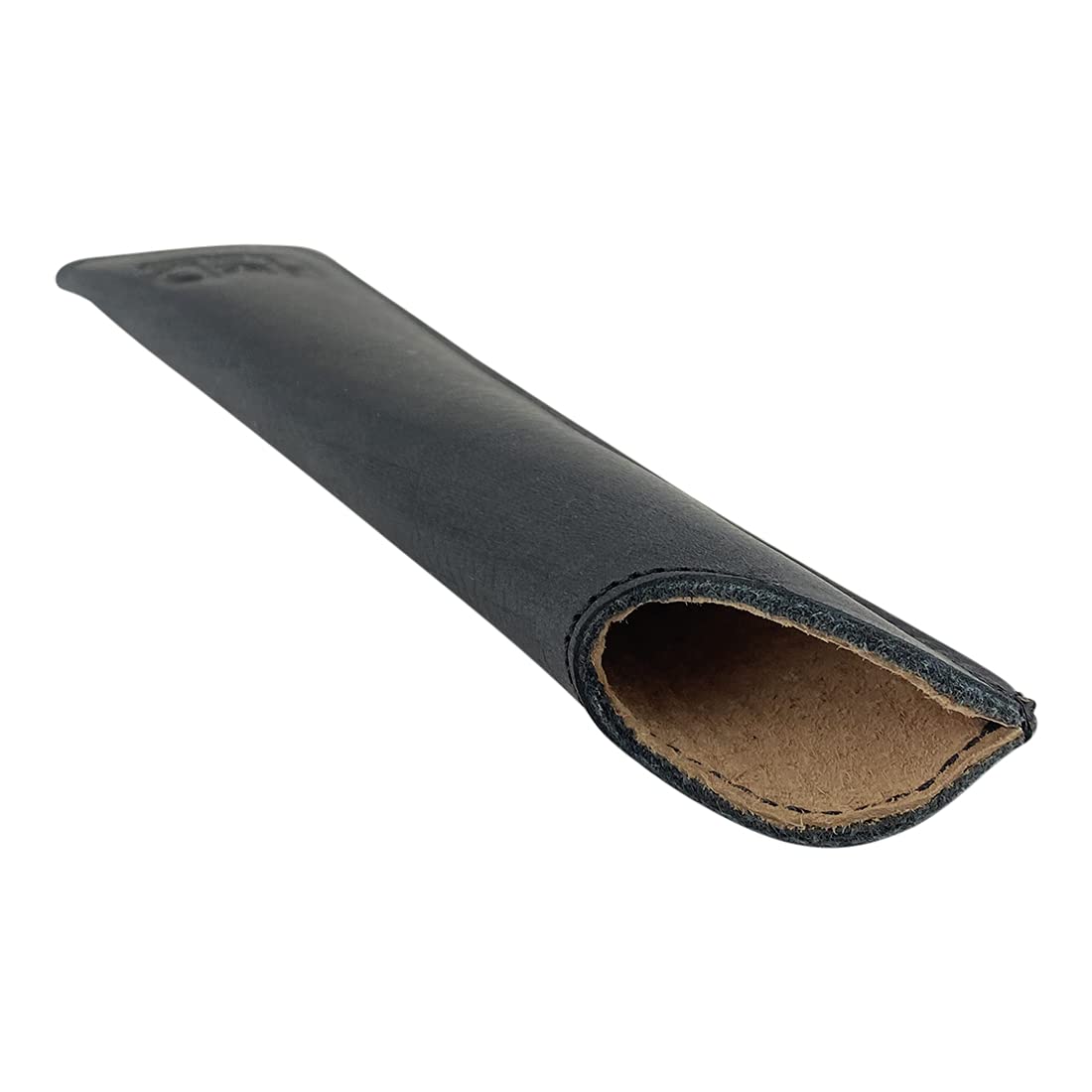 Hide & Drink, Pen Case Handmade from Full Grain Leather - Charcoal Black