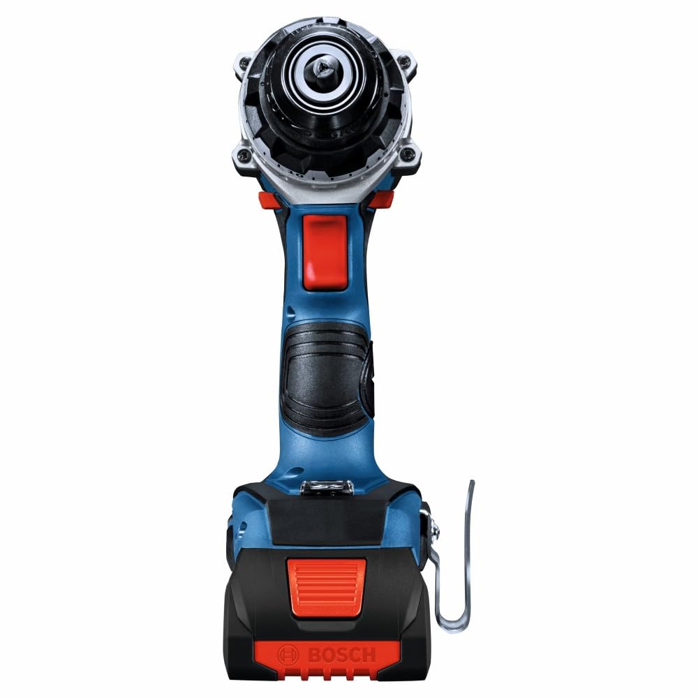 BOSCH GSB18V-975CB25 18V Brushless Connected-Ready 1/2 In. Hammer Drill/Driver Kit with (2) CORE18V® 4 Ah Advanced Power Batteries