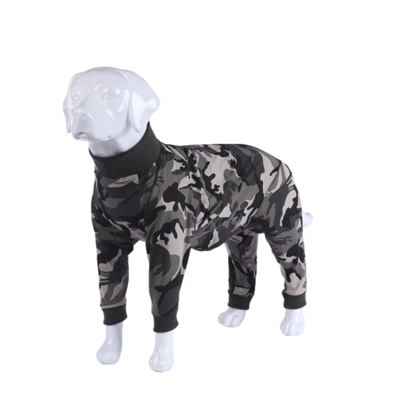 Xqpetlihai Dog Onesie Surgery Recovery Suit for Medium Large Dogs Recovery Shirt for Abdominal Wounds or Skin Diseases Bodysuit Dogs Pajamas(XL,C)