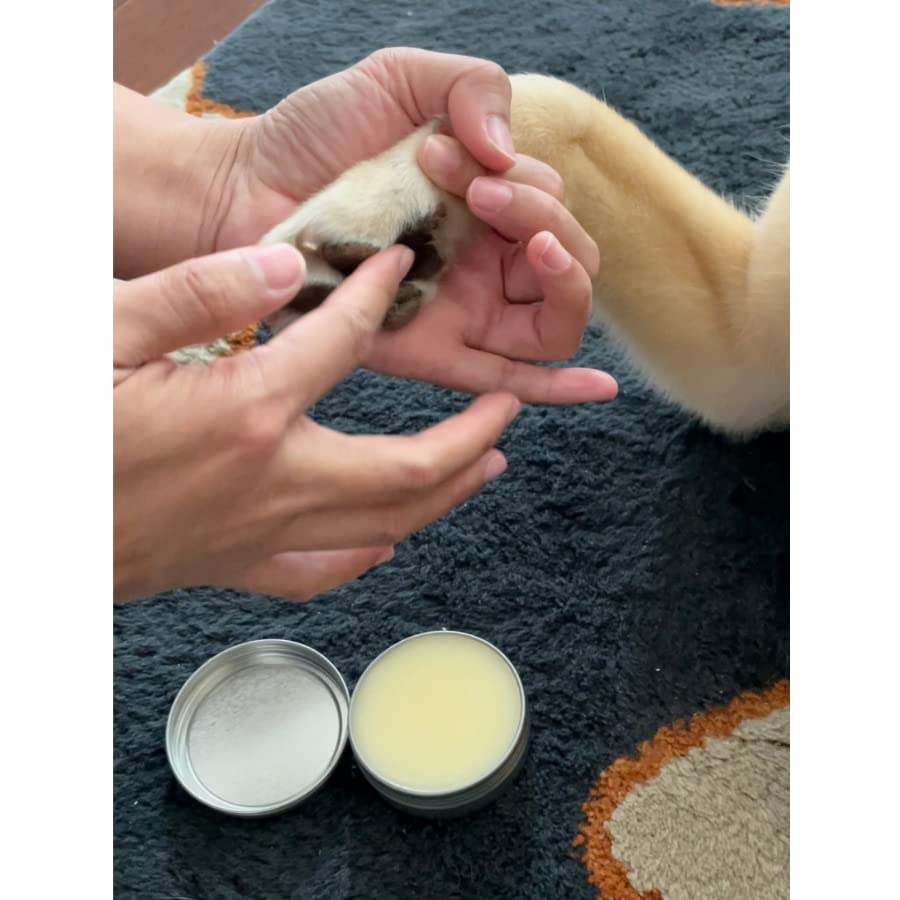 Wellnergy Pets Soothing Balm for Dogs - Natural Paw Protection and Skin Soother for Dry Paw Pads and Noses - Vet Formulated Elbow Butter and Dog Foot Cream - Dog Snout Balm and Dog Feet Moisturizer