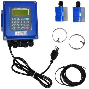 ultrasonic flow meter tuf-2000b liquid flowmeter ip67 digital +tm-1 dn50-700mm