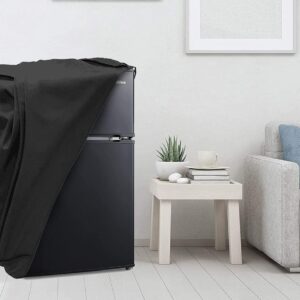 UCARE Refrigerators Freezers Dust Cover Compatible with RCA RFR322-B RFR322 3.2 Cu Ft Single Door Mini Fridge, 420D Oxford Fabric Waterproof Dustproof Refrigerator Covers