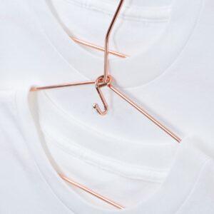 Koobay Clothes Hanger 36Pcs Connector Hooks Stable Hanger Rose Gold Metal Outfit Hangers Extender Clips Mini Cascading Hanger Hooks