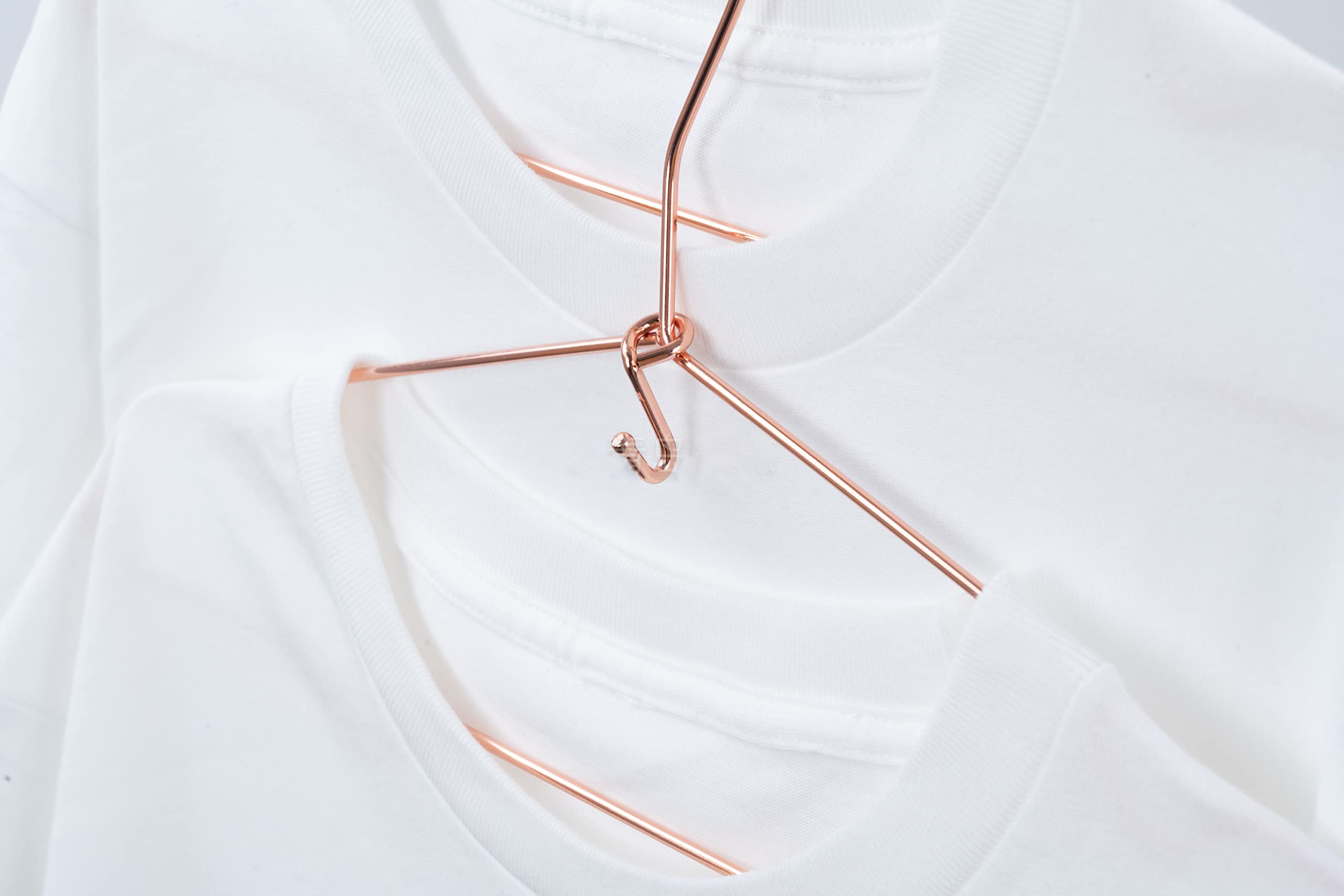 Koobay Clothes Hanger 36Pcs Connector Hooks Stable Hanger Rose Gold Metal Outfit Hangers Extender Clips Mini Cascading Hanger Hooks