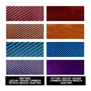 Orange Carbon Fiber Color Hybrid Cloth (3k, 5.7oz)