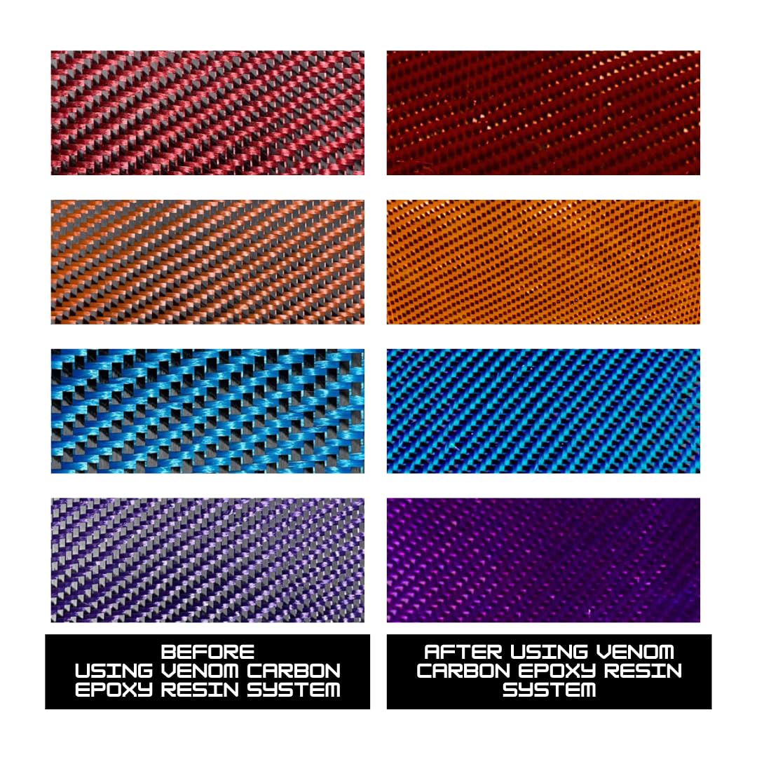 Orange Carbon Fiber Color Hybrid Cloth (3k, 5.7oz)