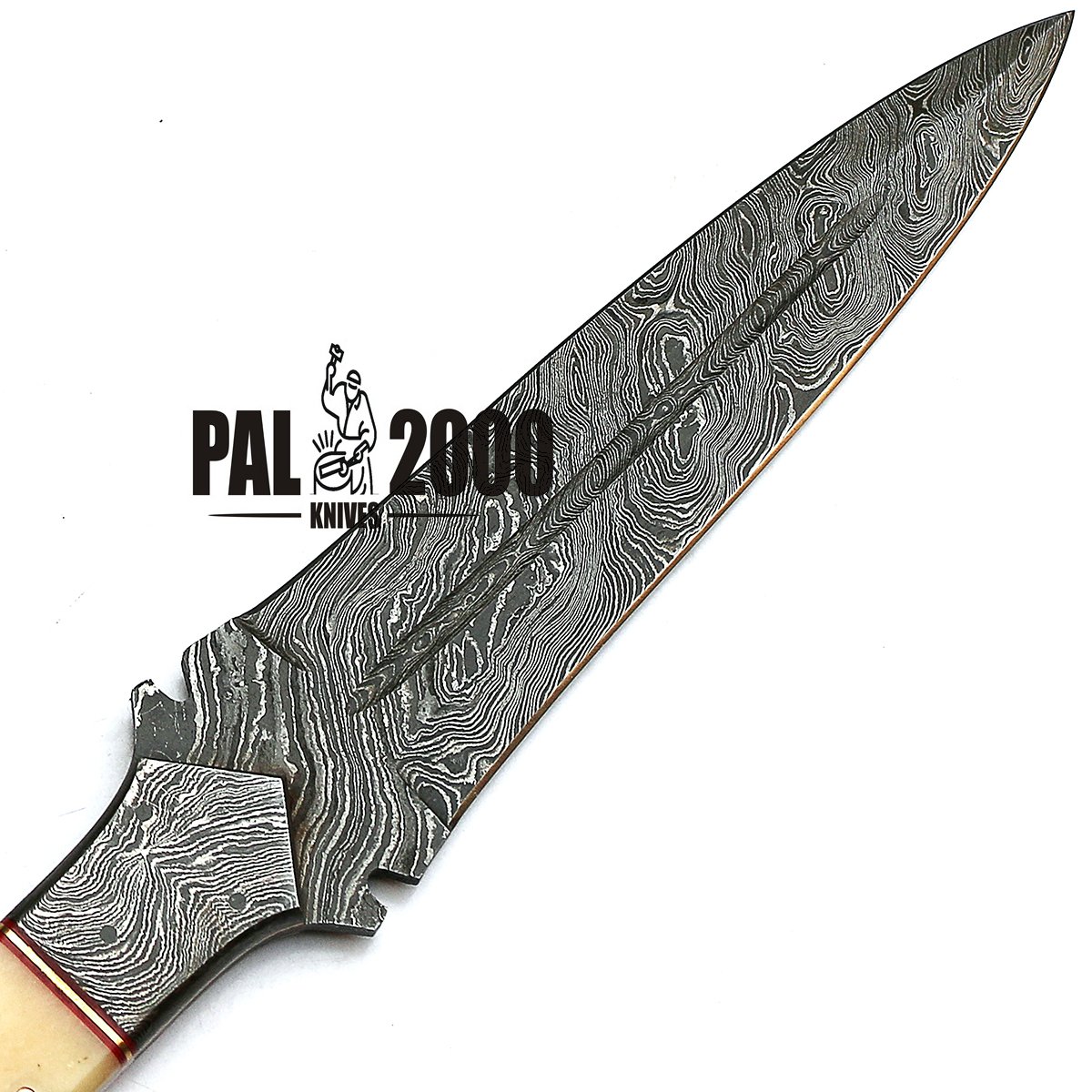 DAG-9275 Custom Handmade Damascus Steel Hunting Dagger Fixed Blade Knife with Sheath