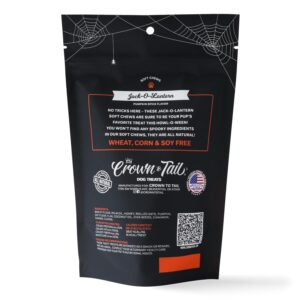 Crown to Tail Halloween Jack-O-Lantern Soft Chew Dog Treats, 6oz.