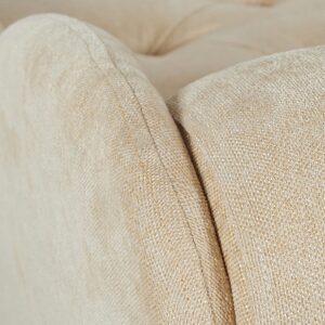 Jennifer Taylor Home Harrison Tufted Roll Arm Lorilee Lounge, Beige Chenille