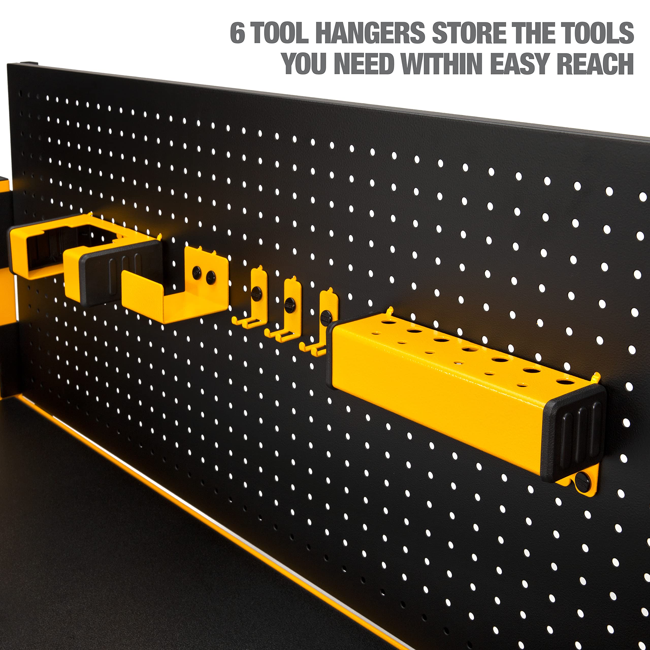 DEWALT 2-Shelf Industrial 4- Carbon Steel Foot Storage Rack Work Station Kit (DXST3000WB)