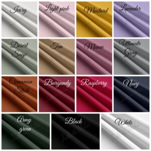 Rib Knit Fabric by The Yard Ribbed Jersey Stretchy Soft Polyester Stretch Fabric 1 Yard (Black, 2 Yards)