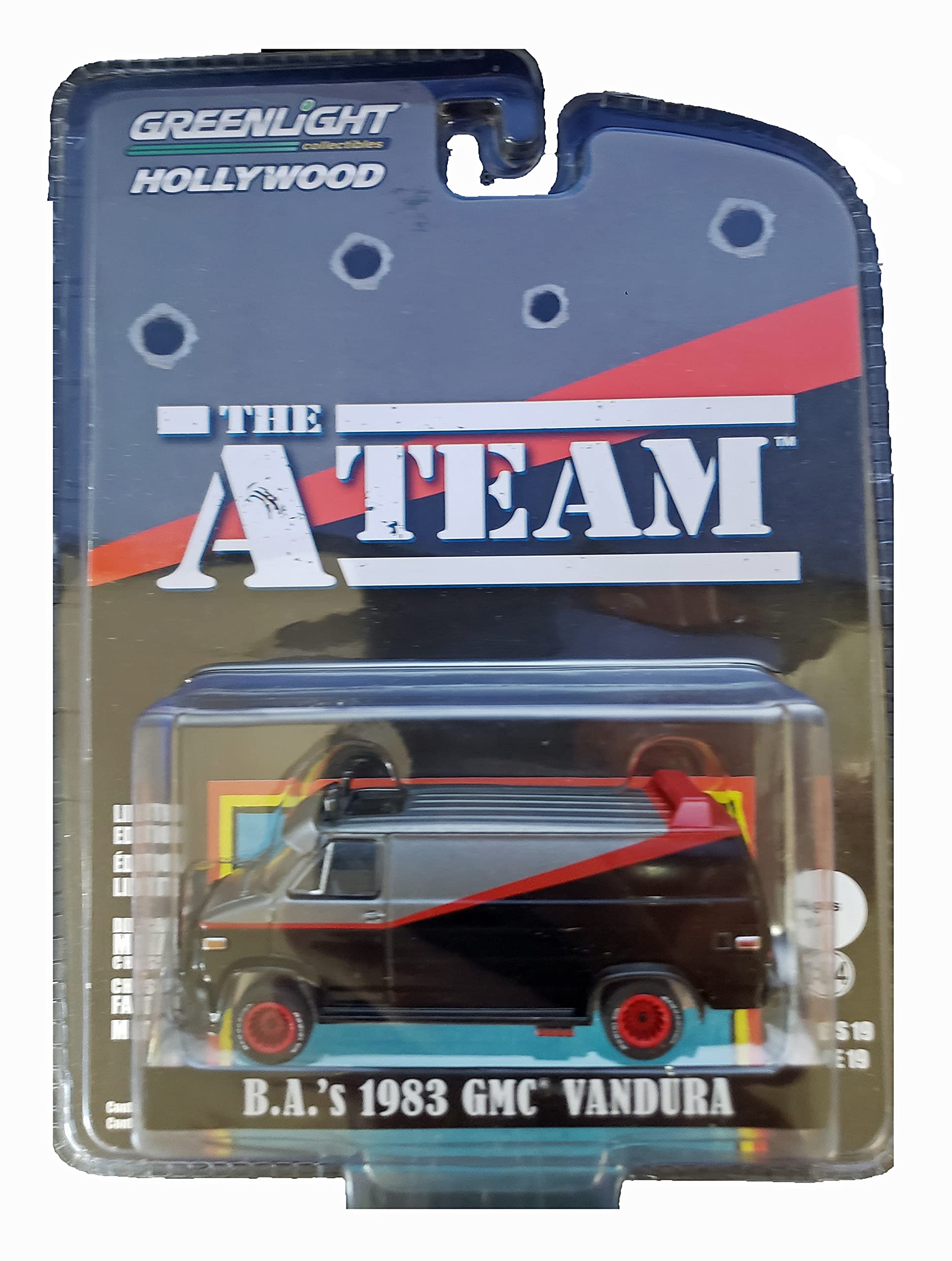 Collectibles Greenlight 44790-B The A-Team (1983-87 TV Series) 1983 GMC Vandura 1:64 Scale