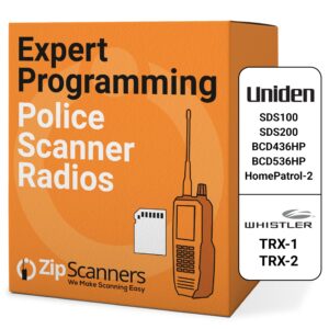 Police Scanner Programming | Expert Programming for Police Scanner Radios | Custom Programmed with Your Local Police, Fire & EMS | Uniden & Whistler Police Scanner Radios