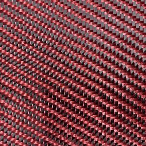 Red Carbon Fiber Color Hybrid Cloth (3k, 5.7oz)