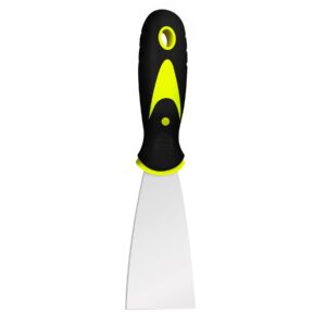 putty knife scrapers, 1.5 inch spackle knife, metal scraper tool for drywall finishing, plaster scraping, decals, and wallpaper