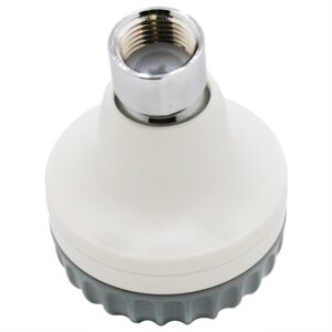 Thrifco 4400134 Adjustable Massage Shower Spray Head - White