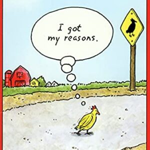 Pictura USA Pictura Chicken : Reasons For Crossing Road Funny Eric Decetis Birthday Card