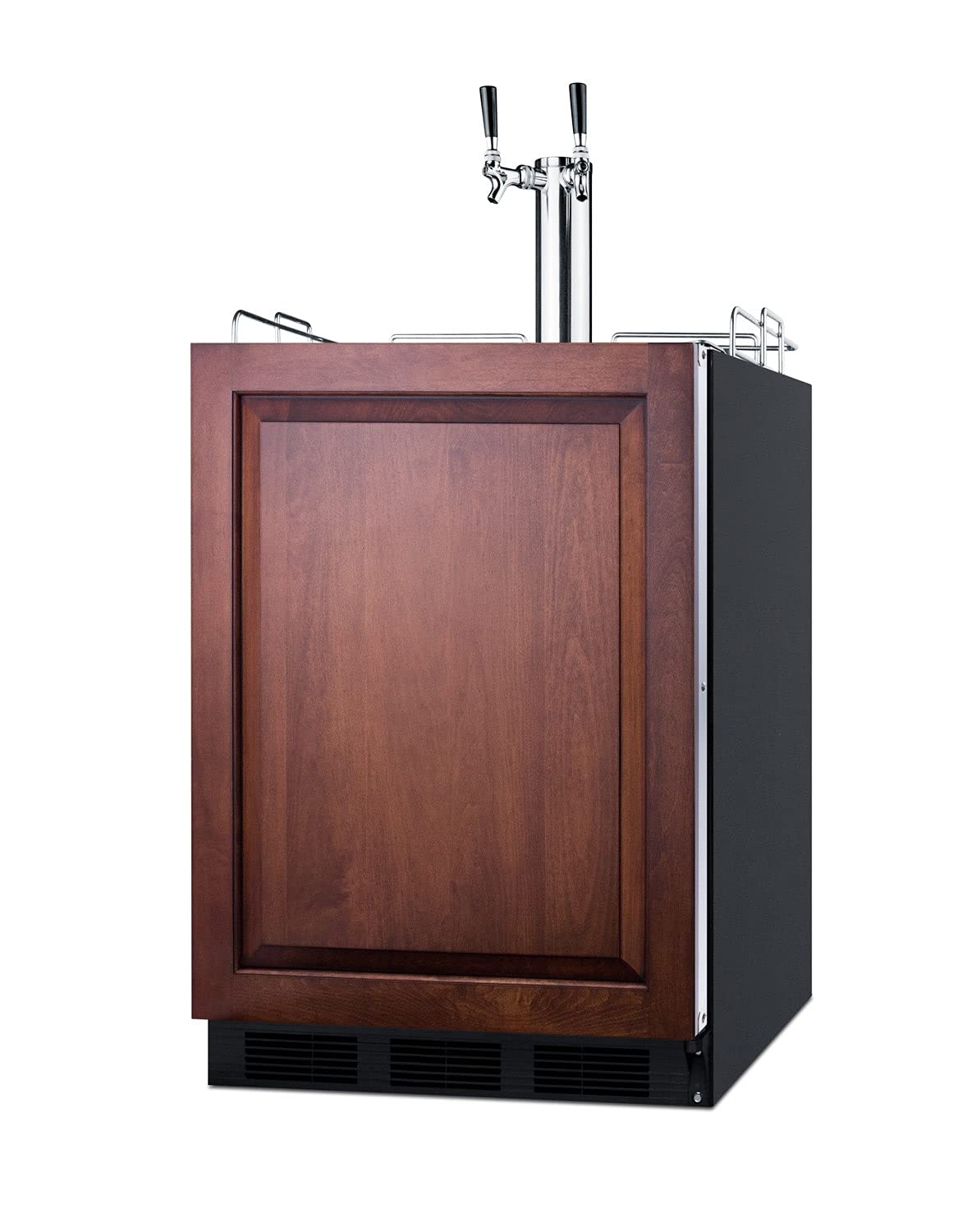 Summit 24 in Wide Built-In Kegerator, ADA Compliant Commercial - Built-in kegerator for use under ADA compliant counters with dual tap kit for two 1/6 kegs