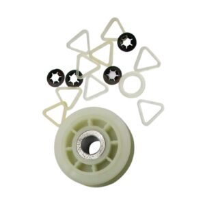 Dryer Repair Kit Drum Rollers Belt Idler Pulley Replace For Whirlpool WGD9500TW0 WGD9500TW1 WGD9500TW2 WGD9500TW3 WGD9500TW4 WGD9550WL0 WGD9550WL1 WGD9550WL2 WGD9550WL3 WGD9550WR0 WGD9550WR1