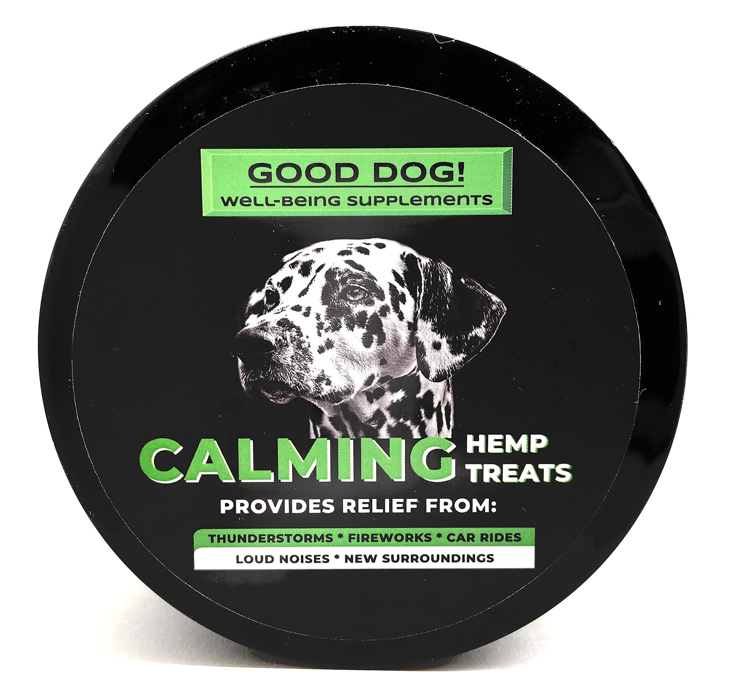 Good Dog! Hemp Chews for Dogs - Max Strength Organic Hemp for Max Calming and Anxiety Relief in Any Stressful Situation - 120 Soft Hemp Relaxant Chews for Dogs