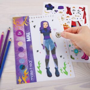 Make It Real - Disney Descendants Royal Wedding Sketchbook with Tracing Light Table. Fashion Design Tracing and Drawing Kit for Girls