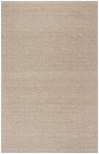 SAFAVIEH Natura Collection Accent Rug - 4' x 6', Beige, Handmade Wool, Ideal for High Traffic Areas in Entryway, Living Room, Bedroom (NAT801B)